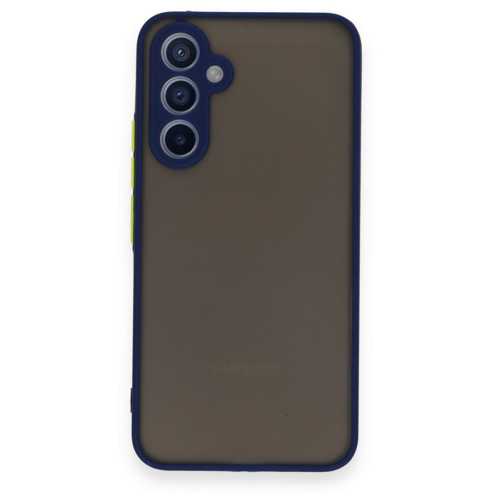 Newface Samsung Galaxy A54 5G Kılıf Montreal Silikon Kapak - Lacivert