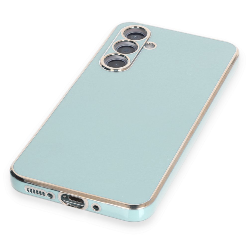 Newface Samsung Galaxy A54 5G Kılıf Volet Silikon - Açık Yeşil