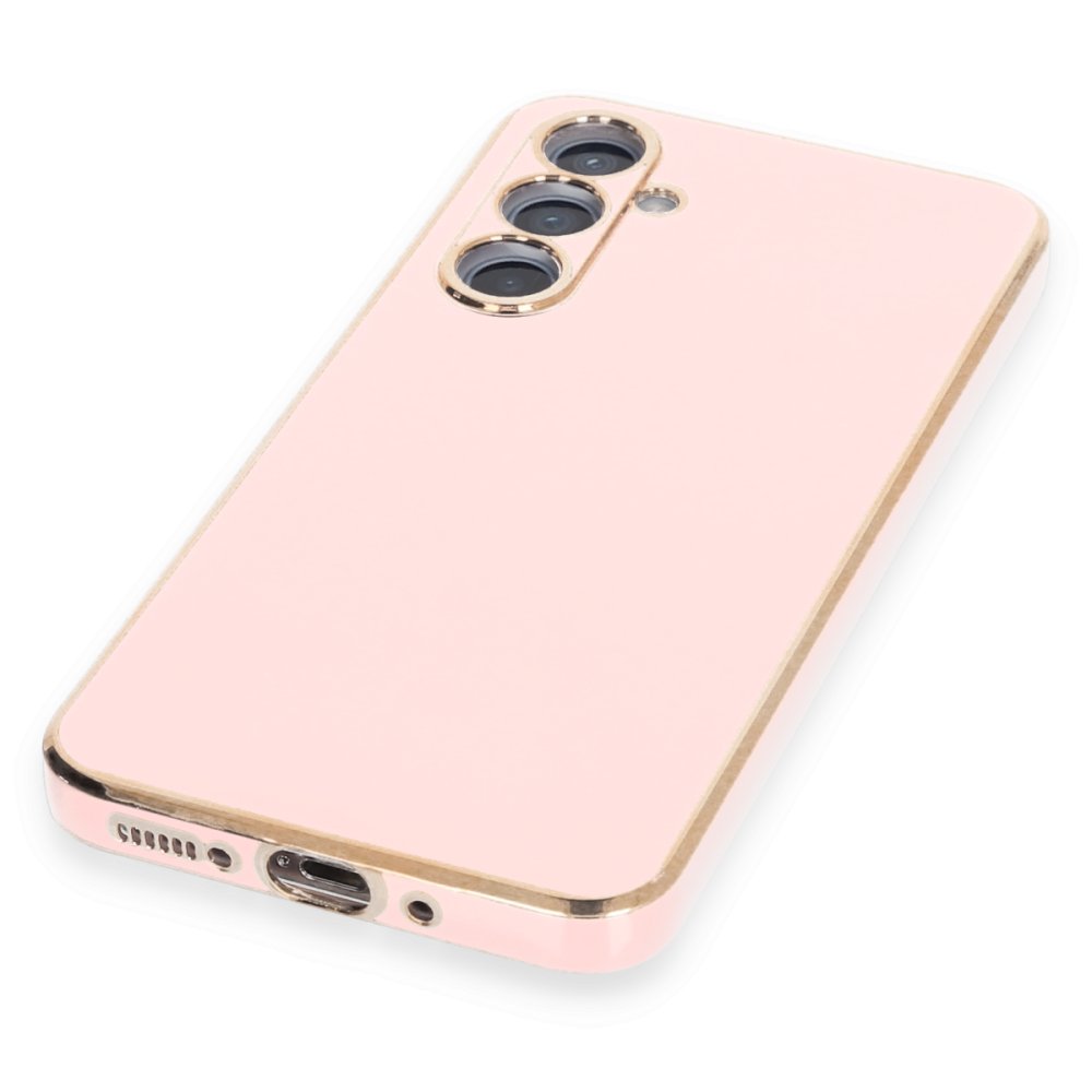 Newface Samsung Galaxy A54 5G Kılıf Volet Silikon - Pembe