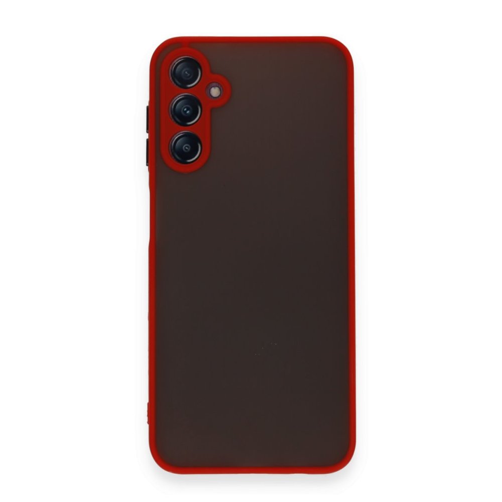 Newface Samsung Galaxy A55 5G Kılıf Montreal Silikon Kapak - Kırmızı