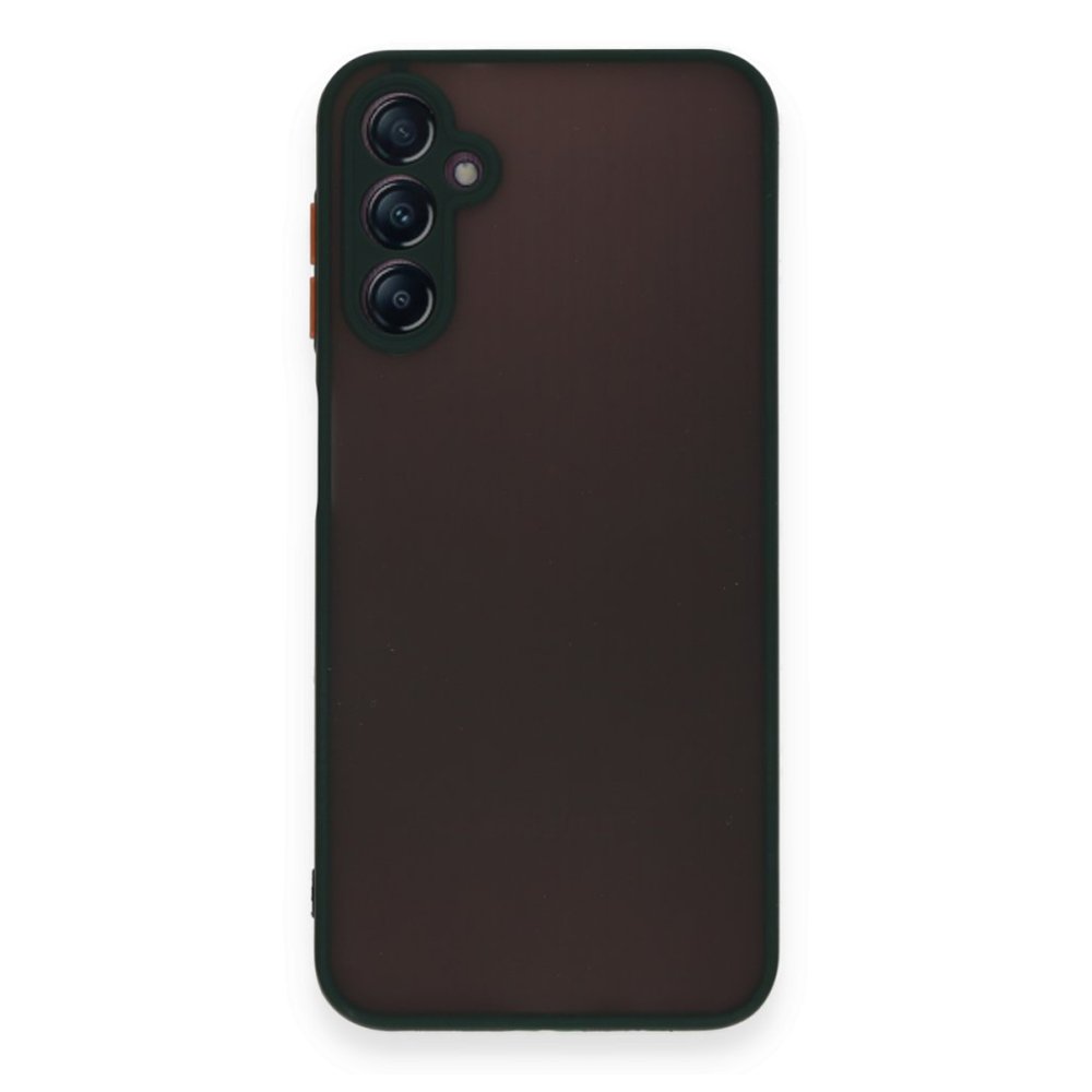 Newface Samsung Galaxy A55 5G Kılıf Montreal Silikon Kapak - Yeşil