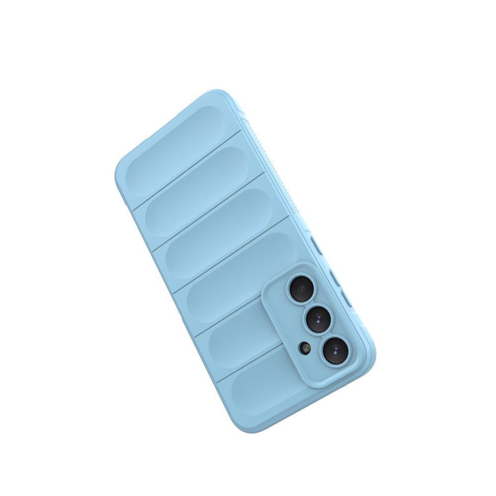 Newface Samsung Galaxy A55 5G Kılıf Optimum Silikon - Sky Blue