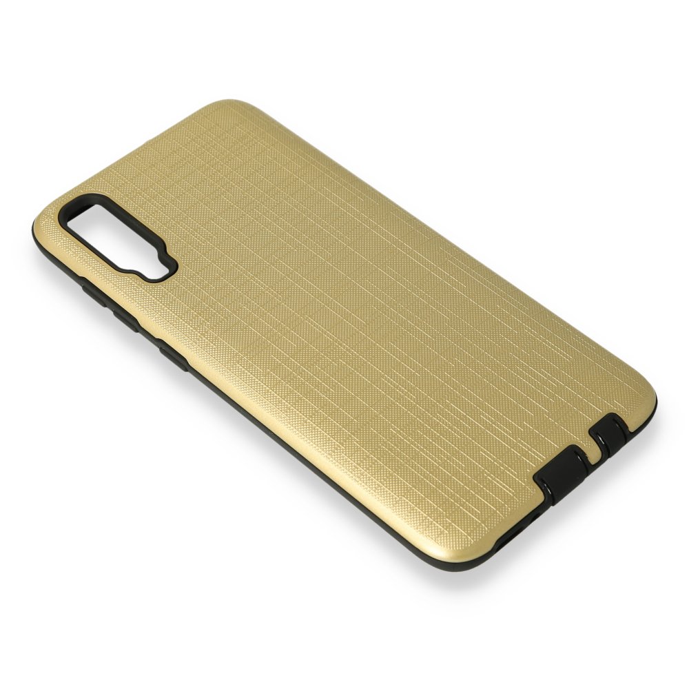 Newface Samsung Galaxy A70 Kılıf YouYou Silikon Kapak - Gold