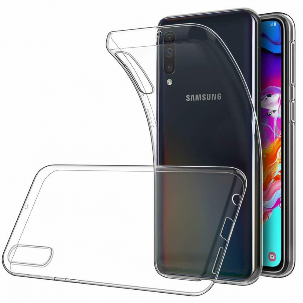 Newface Samsung Galaxy A70 Kılıf Lüx Şeffaf Silikon