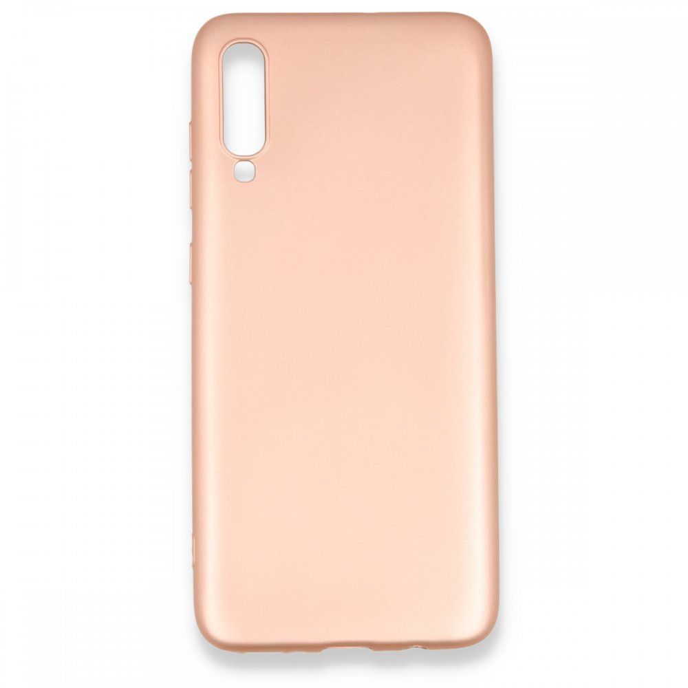 Newface Samsung Galaxy A70 Kılıf First Silikon - Rose Gold
