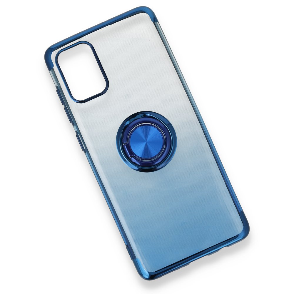 Newface Samsung Galaxy A71 Kılıf Marvel Yüzüklü Silikon - Mavi