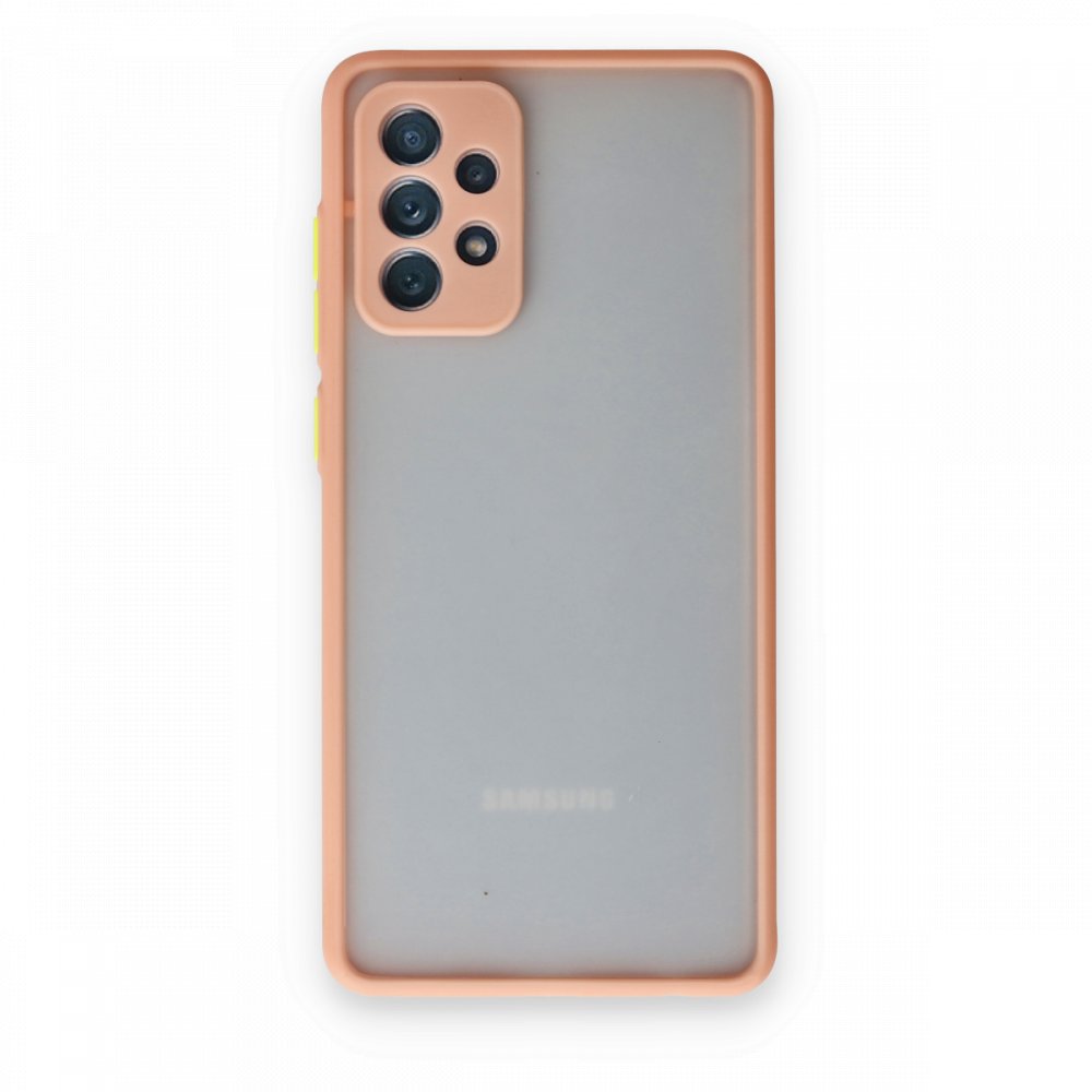 Newface Samsung Galaxy A72 Kılıf Montreal Silikon Kapak - Pembe