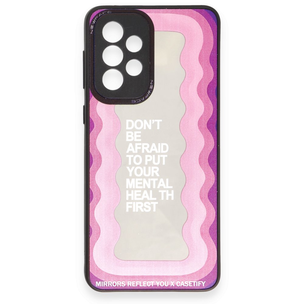 Newface Samsung Galaxy A73 5G Kılıf Mirror Desenli Kapak - Mirror - 11