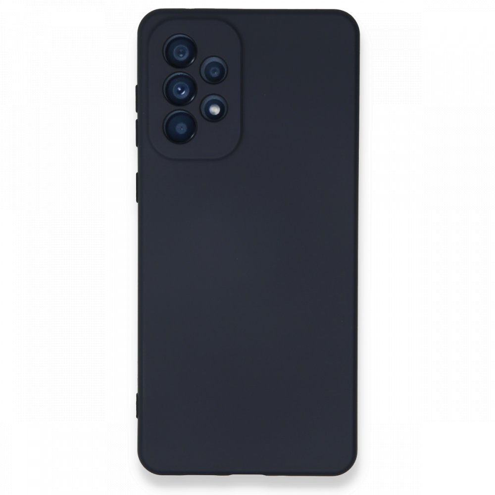 Newface Samsung Galaxy A73 5G Kılıf Nano içi Kadife Silikon - Lacivert