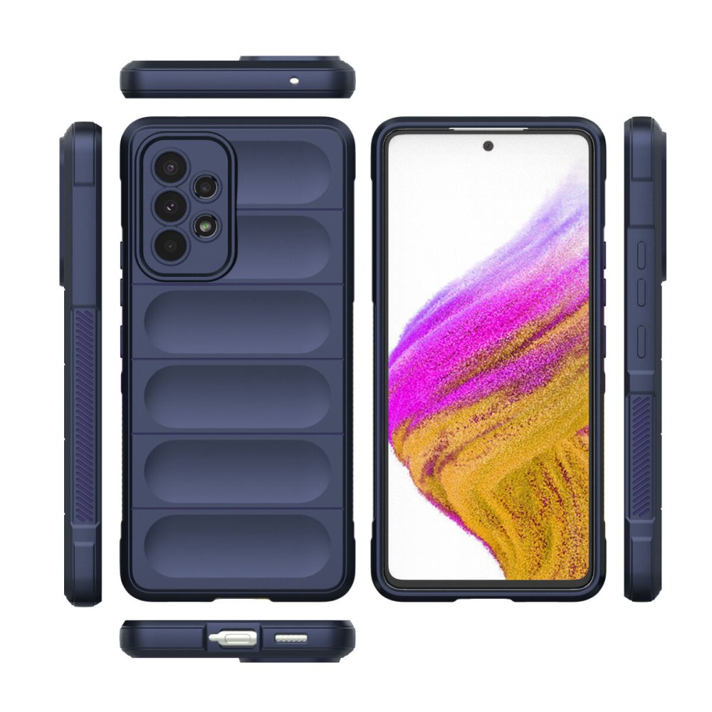 Newface Samsung Galaxy A73 5G Kılıf Optimum Silikon - Lacivert