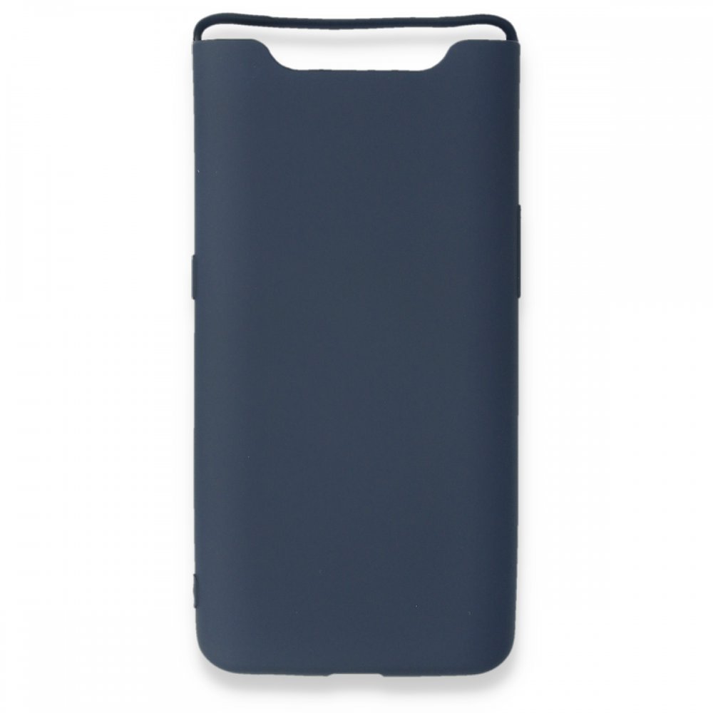 Newface Samsung Galaxy A80 Kılıf First Silikon - Gri