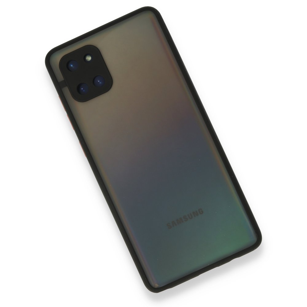 Newface Samsung Galaxy A81 / Note 10 Lite Kılıf Montreal Silikon Kapak - Siyah