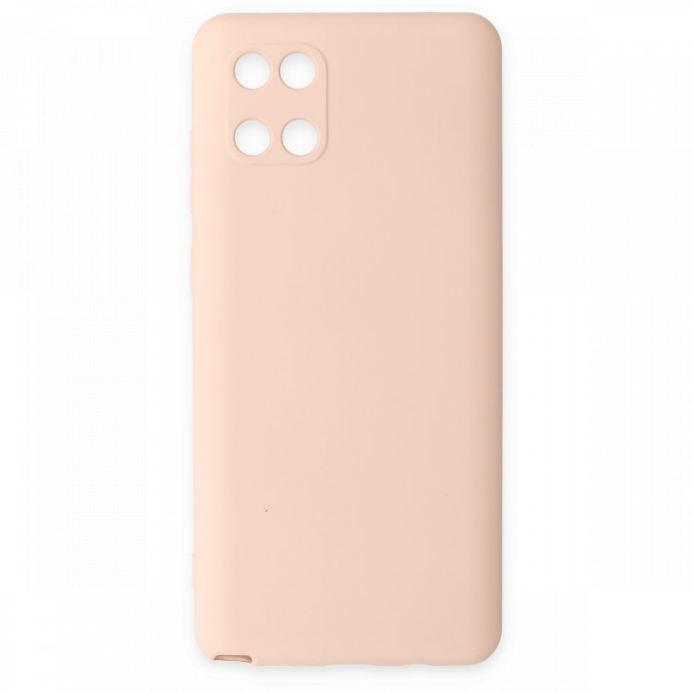 Newface Samsung Galaxy A81 / Note 10 Lite Kılıf Nano içi Kadife Silikon - Pudra