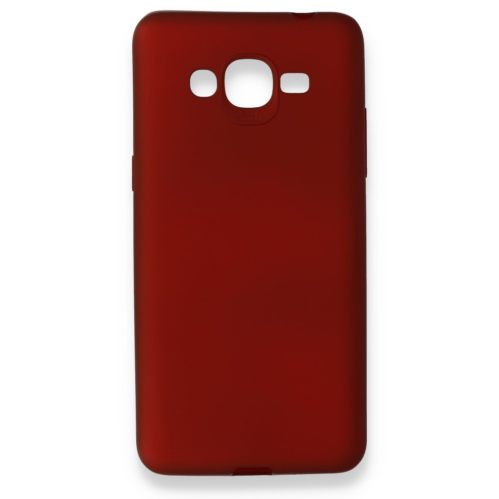 Newface Samsung Galaxy G530 / Grand Prime Kılıf First Silikon - Bordo