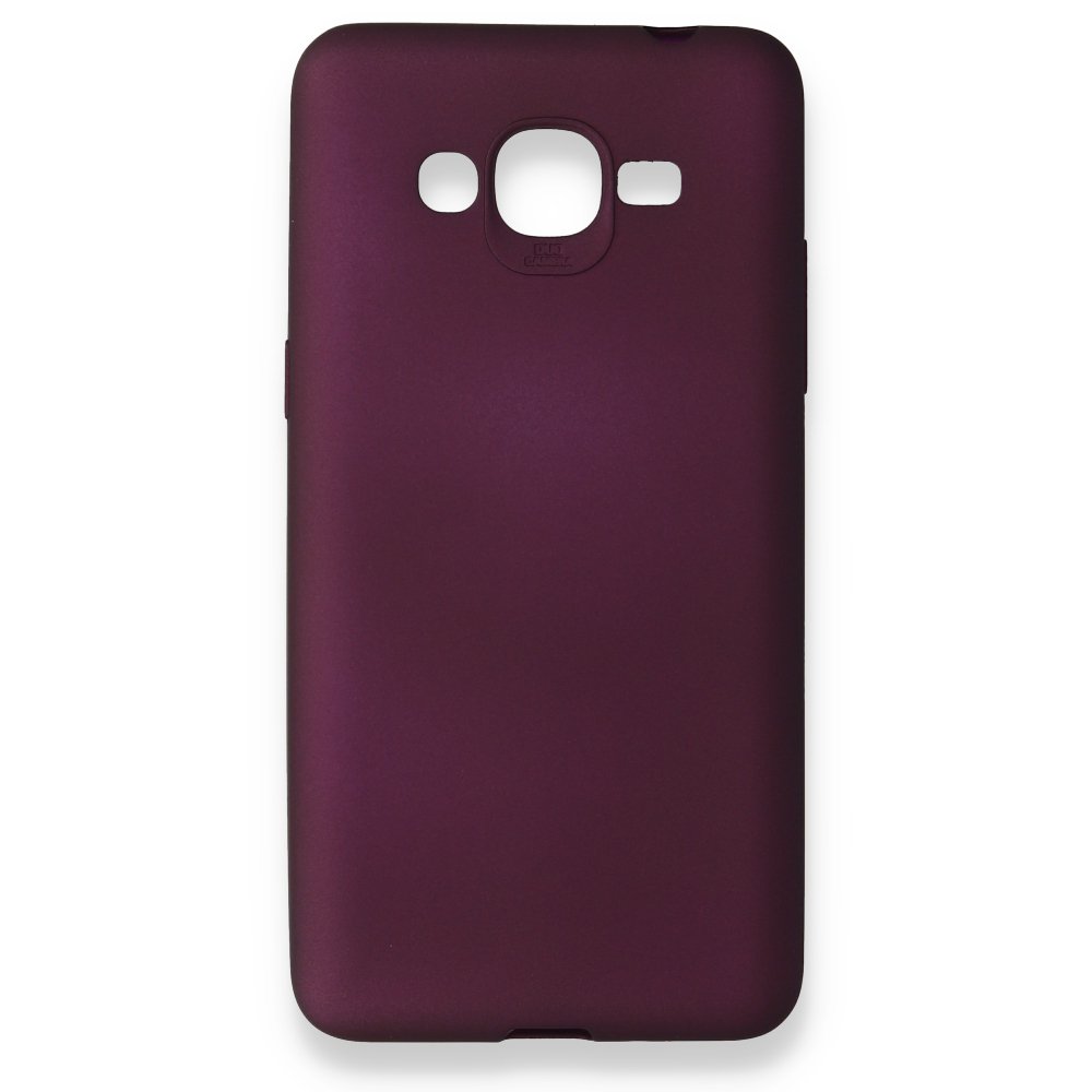 Newface Samsung Galaxy G530 / Grand Prime Kılıf First Silikon - Mürdüm