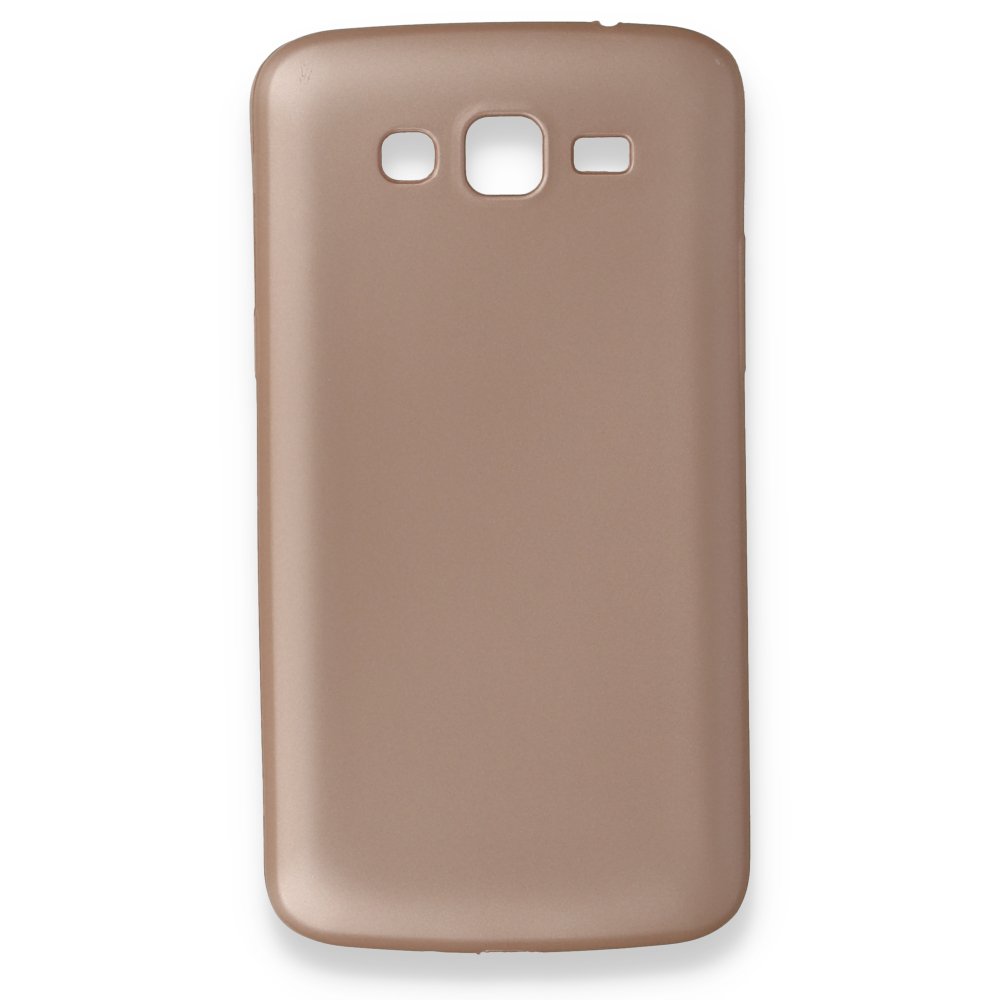 Newface Samsung Galaxy Grand 2 Kılıf First Silikon - Rose Gold