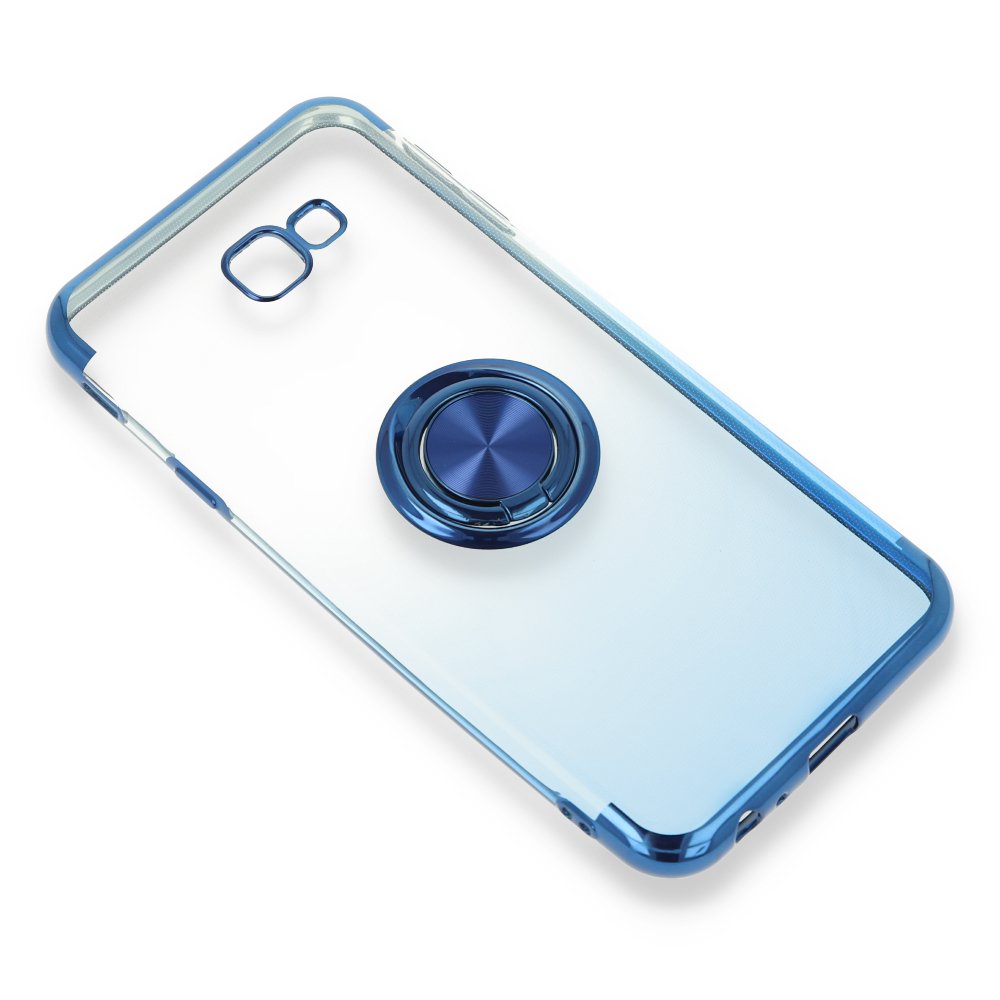 Newface Samsung Galaxy J4 Plus Kılıf Marvel Yüzüklü Silikon - Mavi