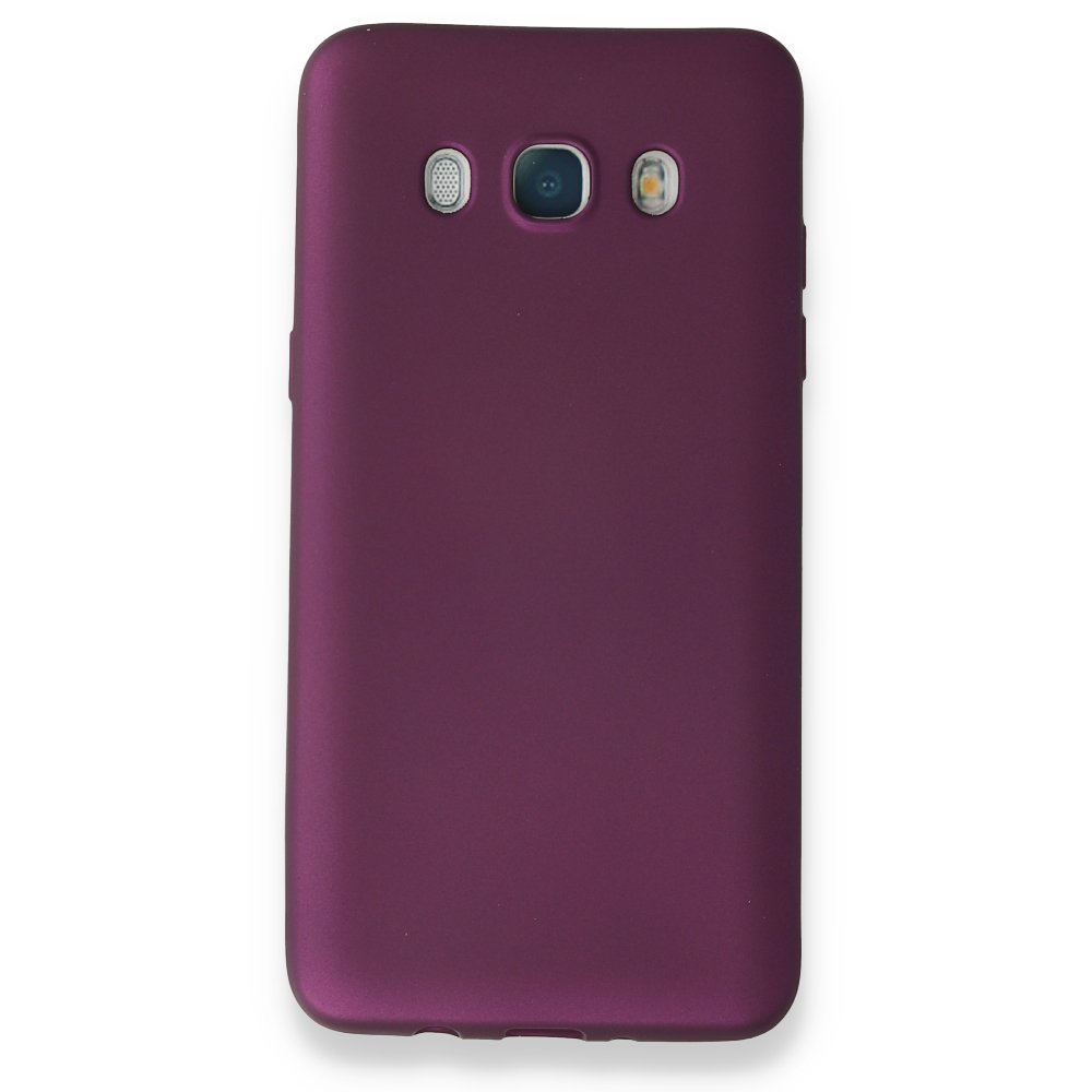 Newface Samsung Galaxy J7 2016 / J710 Kılıf First Silikon - Mürdüm