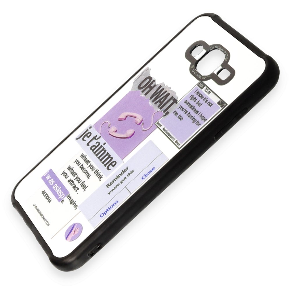 Newface Samsung Galaxy J7 Kılıf Mirror Desenli Kapak - Mirror - 4