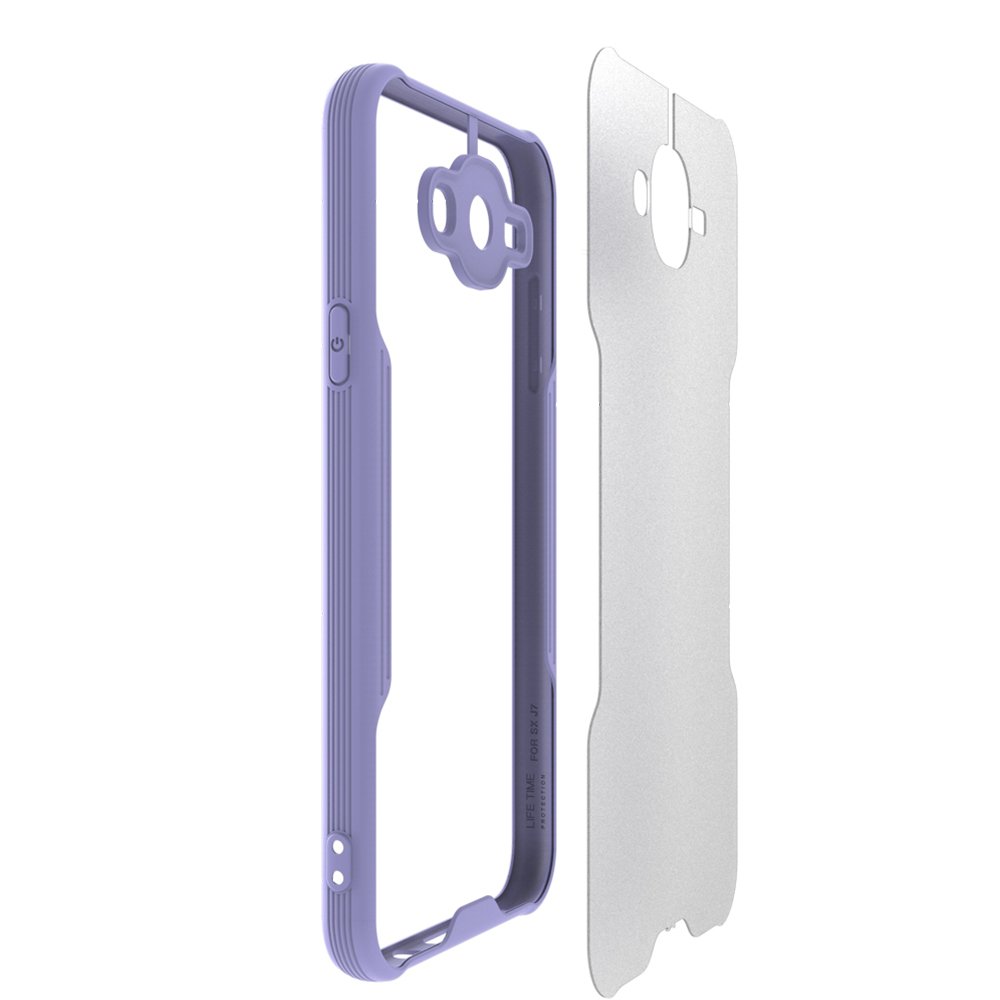 Newface Samsung Galaxy J7 Kılıf Platin Silikon - Lacivert