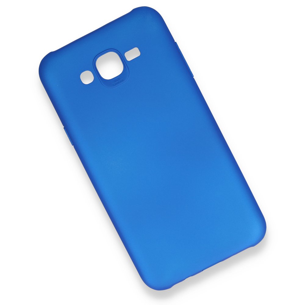 Newface Samsung Galaxy J7 Kılıf First Silikon - Mavi