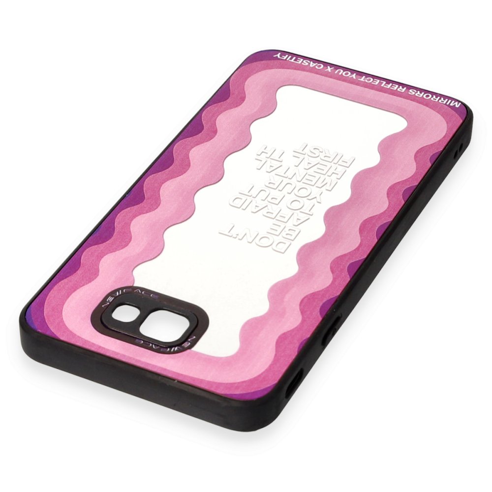 Newface Samsung Galaxy J7 Prime Kılıf Mirror Desenli Kapak - Mirror - 11
