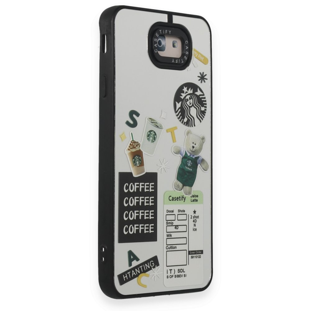 Newface Samsung Galaxy J7 Prime Kılıf Mirror Desenli Kapak - Mirror - 17