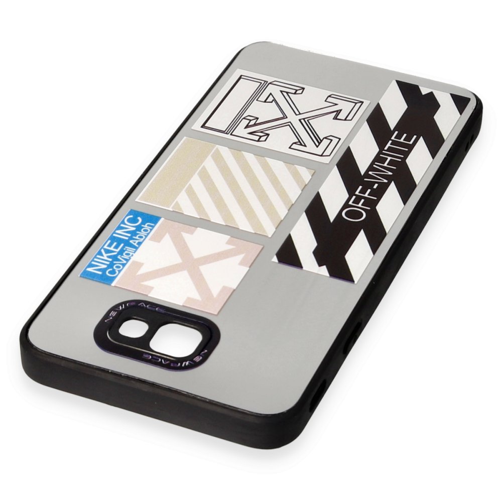 Newface Samsung Galaxy J7 Prime Kılıf Mirror Desenli Kapak - Mirror - 6