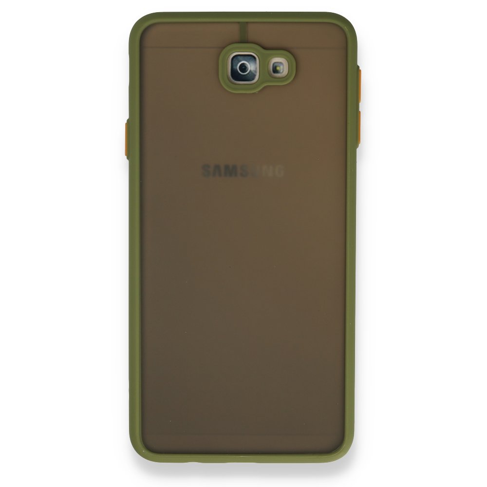 Newface Samsung Galaxy J7 Prime Kılıf Montreal Silikon Kapak - Açık Yeşil