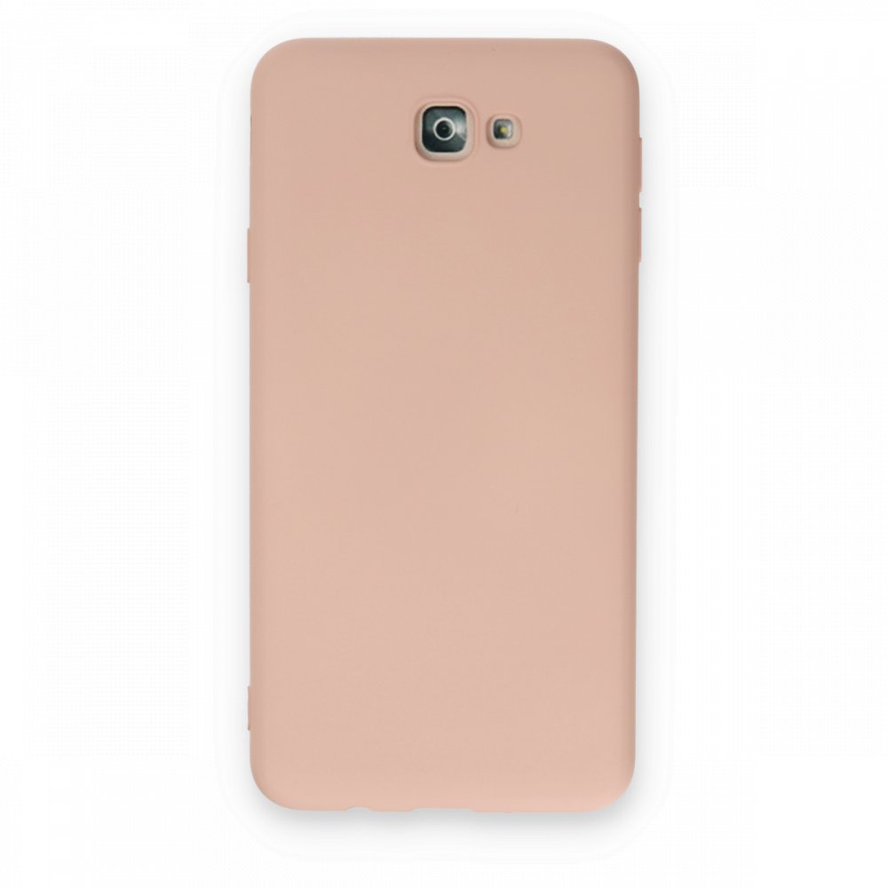 Newface Samsung Galaxy J7 Prime Kılıf Nano içi Kadife Silikon - Pudra