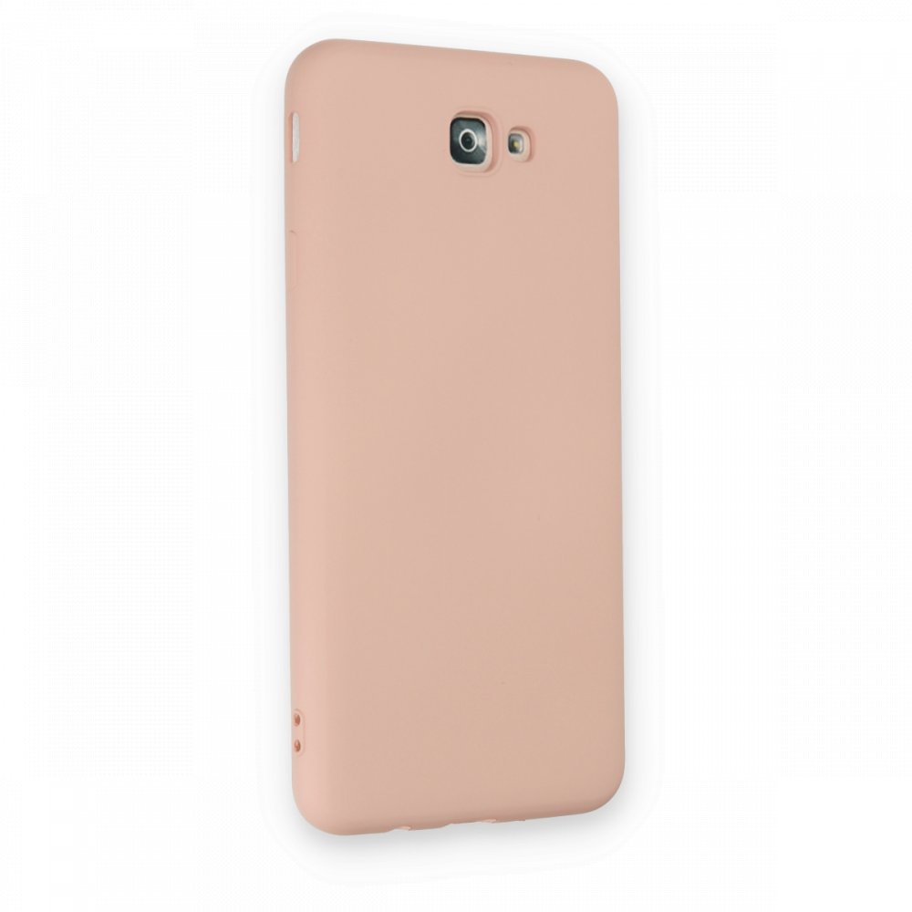 Newface Samsung Galaxy J7 Prime Kılıf Nano içi Kadife Silikon - Pudra