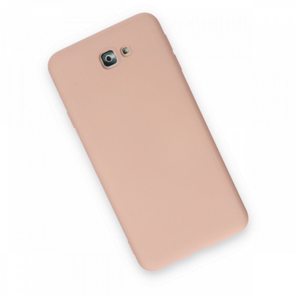 Newface Samsung Galaxy J7 Prime Kılıf Nano içi Kadife Silikon - Pudra