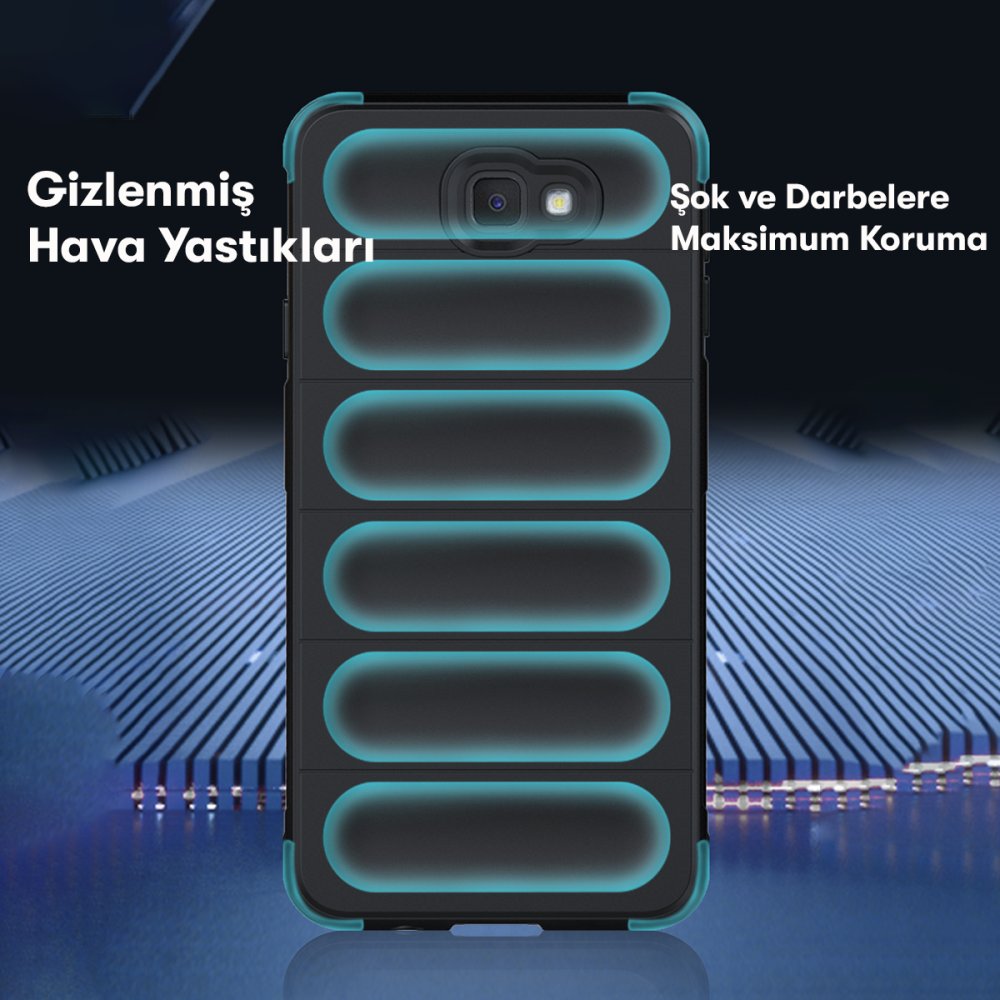 Newface Samsung Galaxy J7 Prime Kılıf Optimum Silikon - Lacivert