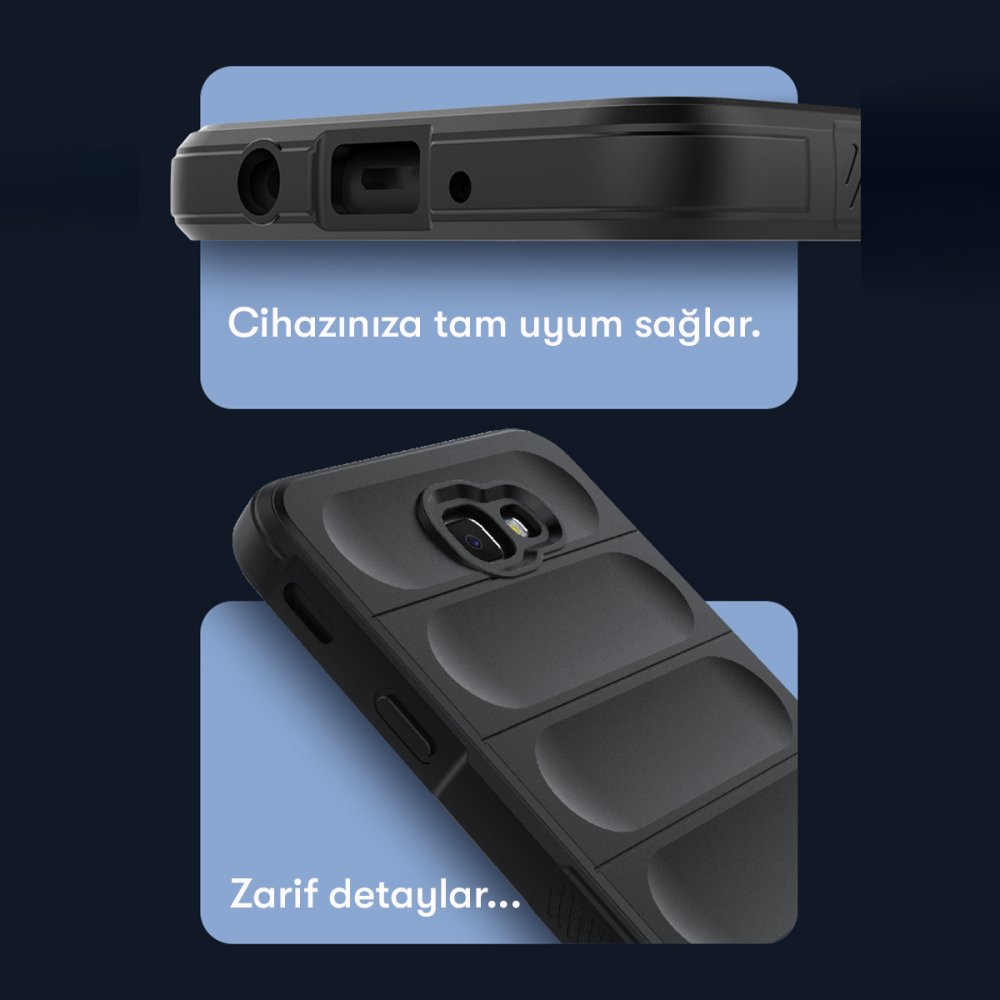 Newface Samsung Galaxy J7 Prime Kılıf Optimum Silikon - Lacivert