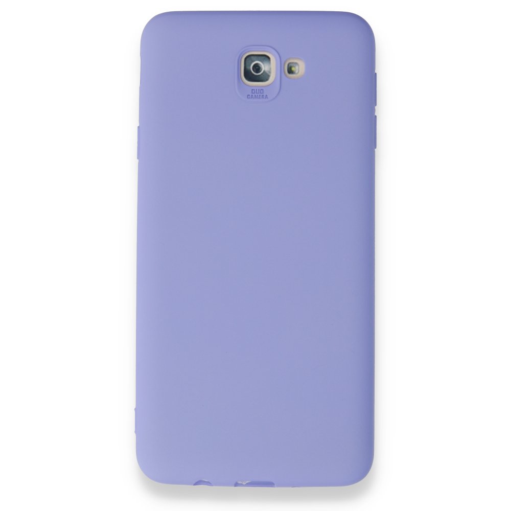 Newface Samsung Galaxy J7 Prime Kılıf First Silikon - Lila