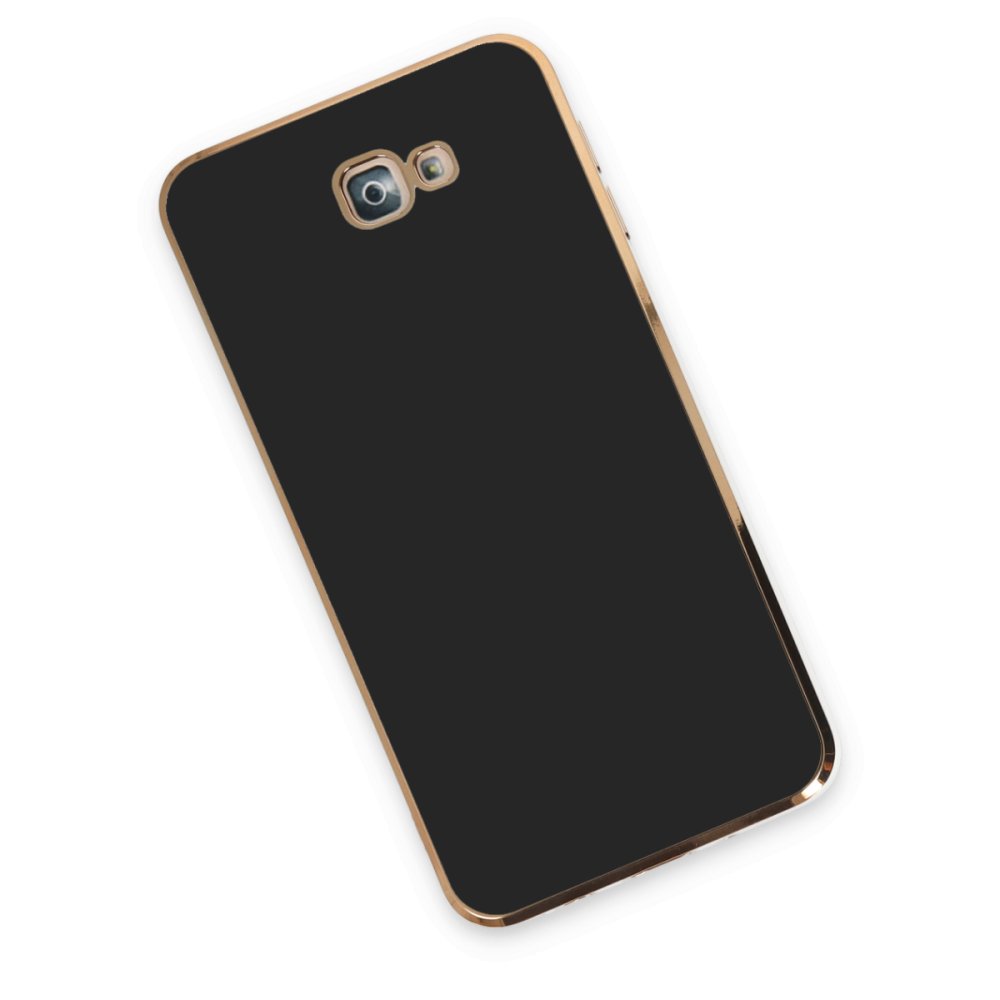 Newface Samsung Galaxy J7 Prime Kılıf Volet Silikon - Siyah