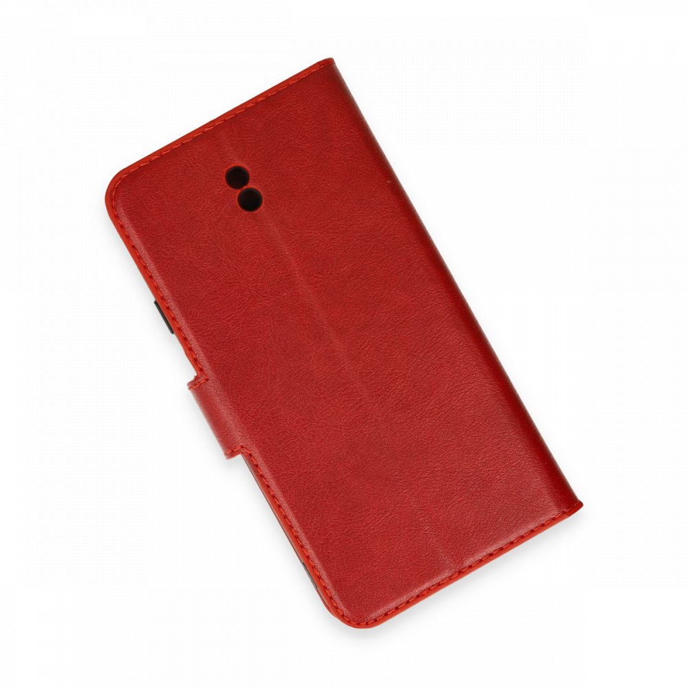 Newface Samsung Galaxy J7 Pro / J730 Kılıf Trend S Plus Kapaklı Kılıf - Kırmızı