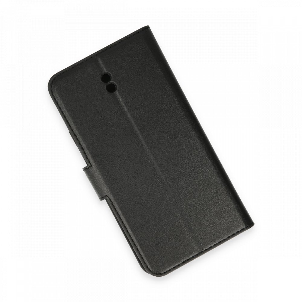 Newface Samsung Galaxy J7 Pro / J730 Kılıf Trend S Plus Kapaklı Kılıf - Siyah