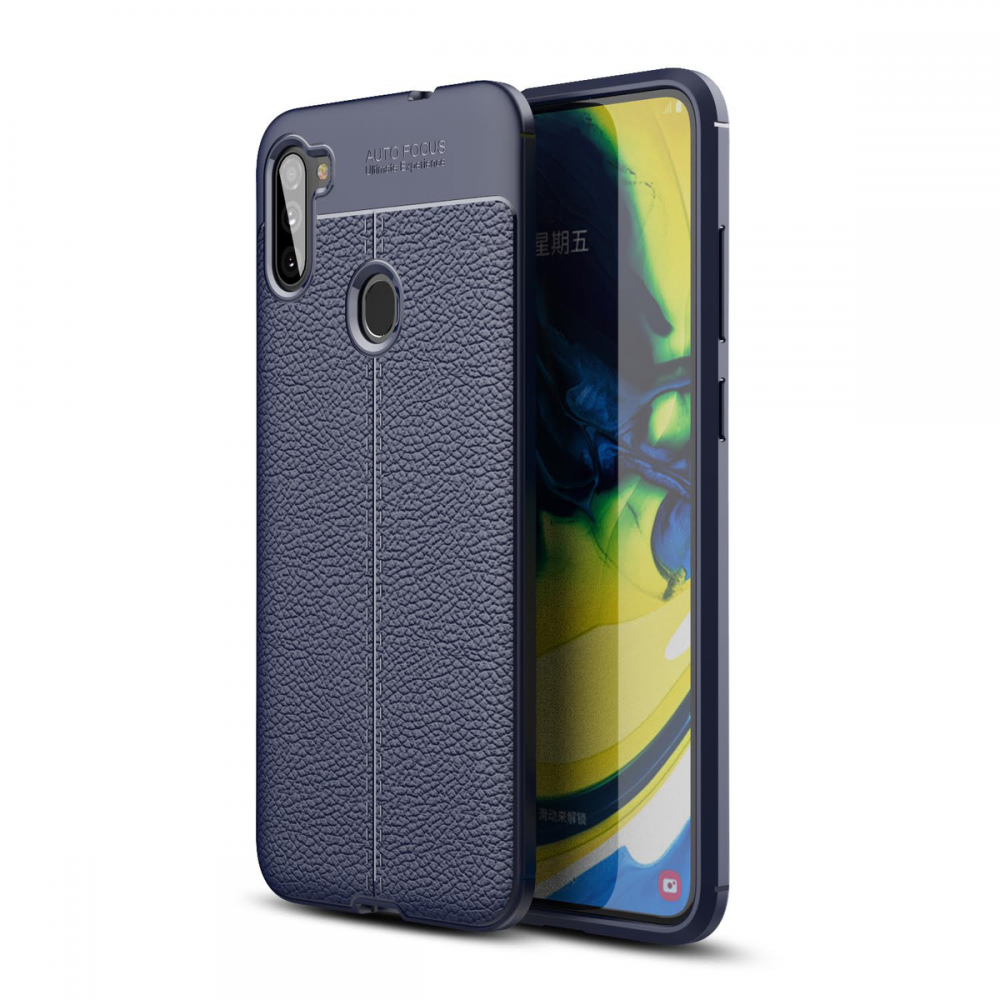 Newface Samsung Galaxy M11 Kılıf Auto Focus Kapak - Lacivert