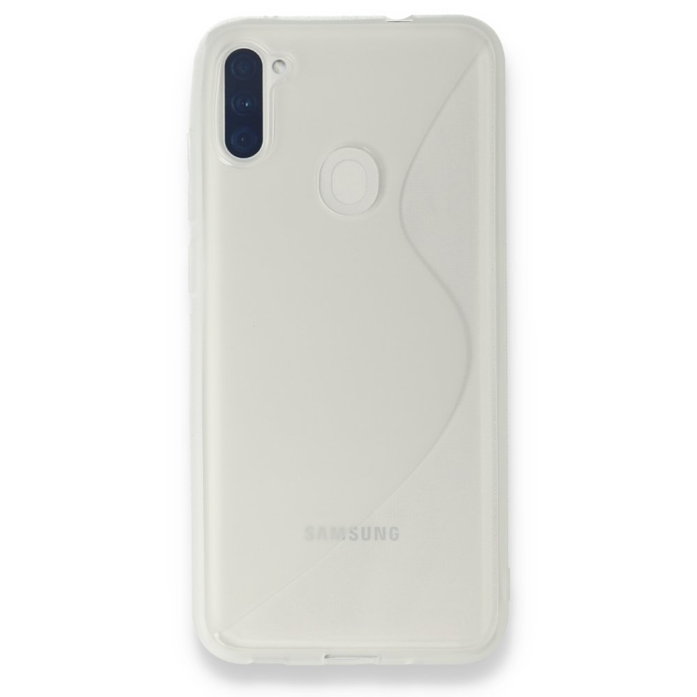 Newface Samsung Galaxy M11 Kılıf S Silikon - Şeffaf