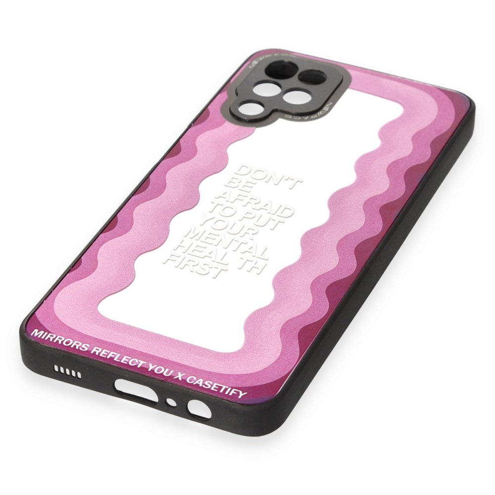 Newface Samsung Galaxy M12 Kılıf Mirror Desenli Kapak - Mirror - 11
