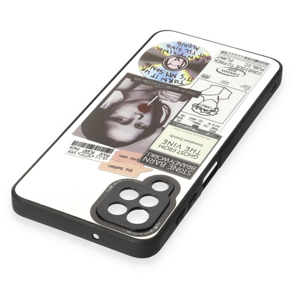 Newface Samsung Galaxy M12 Kılıf Mirror Desenli Kapak - Mirror - 2