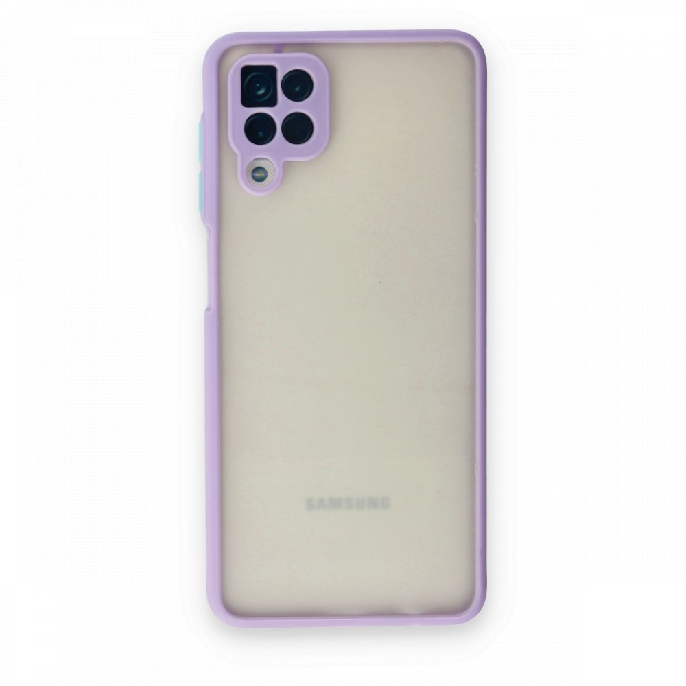 Newface Samsung Galaxy M12 Kılıf Montreal Silikon Kapak - Mor