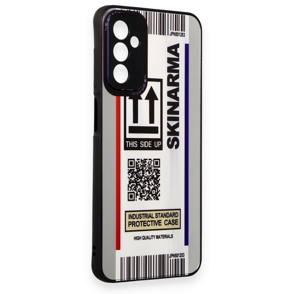 Newface Samsung Galaxy M13 Kılıf Mirror Desenli Kapak - Mirror - 7