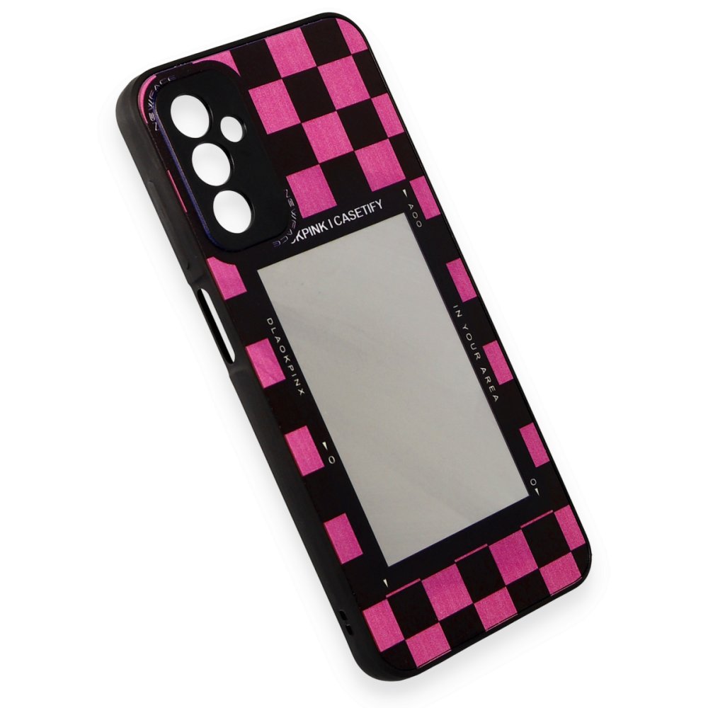 Newface Samsung Galaxy M13 Kılıf Mirror Desenli Kapak - Mirror - 8