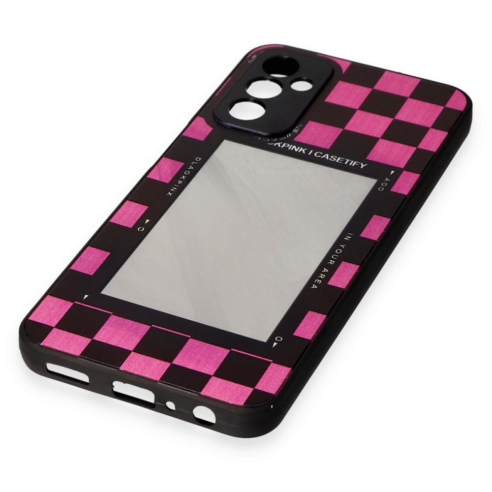 Newface Samsung Galaxy M13 Kılıf Mirror Desenli Kapak - Mirror - 8