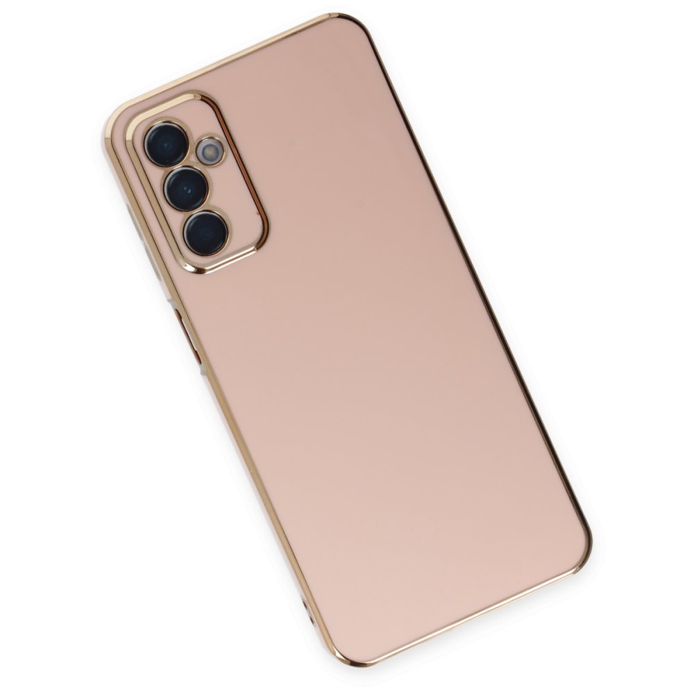 Newface Samsung Galaxy M13 Kılıf Volet Silikon - Pembe
