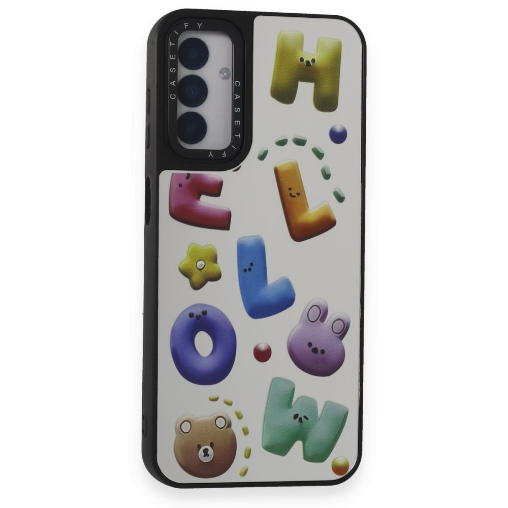 Newface Samsung Galaxy M14 5G Kılıf Mirror Desenli Kapak - Mirror - 15
