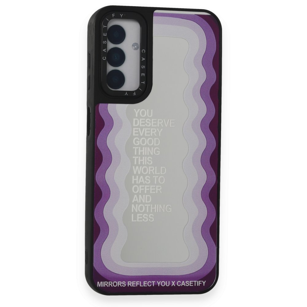 Newface Samsung Galaxy M14 5G Kılıf Mirror Desenli Kapak - Mirror - 5