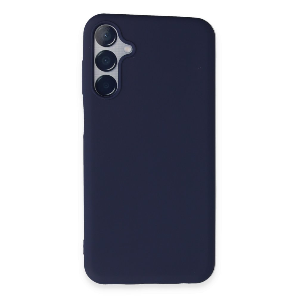 Newface Samsung Galaxy M15 Kılıf First Silikon - Lacivert